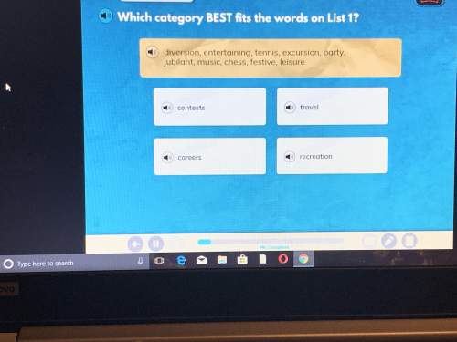 Which category best fits the words on list 1