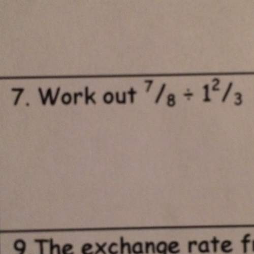 Work out this the question above i just don't know how to do it