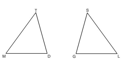 Suppose td sg md=sl what additional information is needed to prove the two triangles congruent by sa