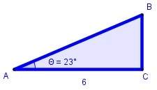 What is the length of bc?  a. 2.0 b. 2.1 c. 2.55 d. 2.75