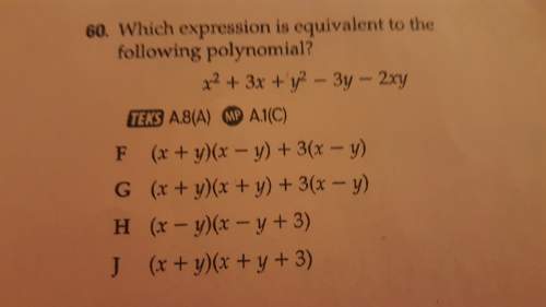 Which expression is equivalent to the following polynomial?