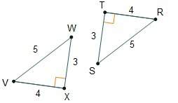 Will rate the triangles are congruent by sss and hl. which transformation(s) can be use