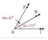Use an angle bisector to find angle measures.