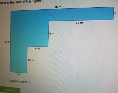 What is the area of a figure 36m×21×10×9×8×23×4×7×