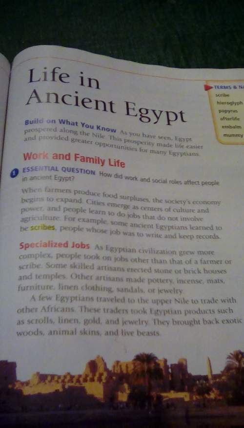 Why were ancient egyptians able to become artisans?
