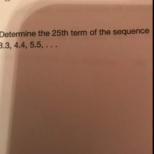 Determine the 25th term of the sequence 3.3, 4.4, 5.5