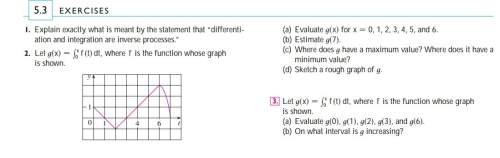 Calculus hw need with the exercise 2.a.!