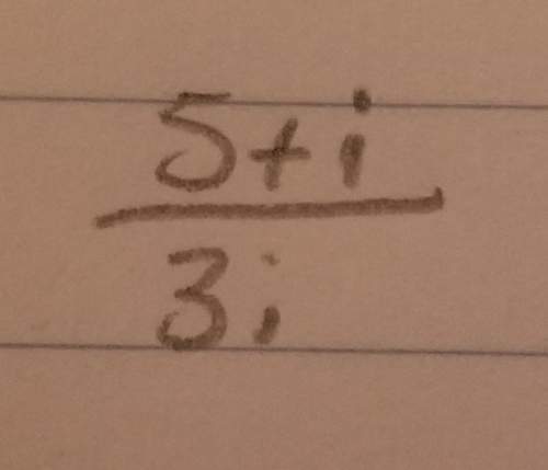 Imaginary numbersidk how to solve this, (i wanst paying attention) can someone me thx