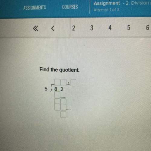 Find the quotient. just tell me what write in boxes