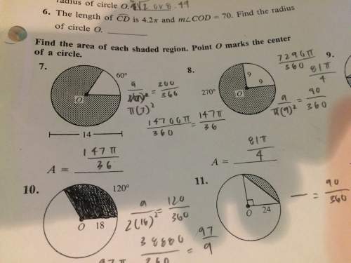 Geometry homework. questions 6, 11, and 14.  for 11, find the area.  (15 pts)