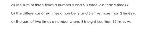 The difference of 6 times a number y and 3 is 5 more than 2 times y
