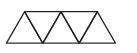 Find the perimeter when 84 triangles are put together in the pattern shown below. assume that all tr