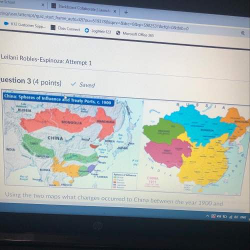 Using the two maps what changes occurred to china between the year 1900 and the 1911 nationalist rev