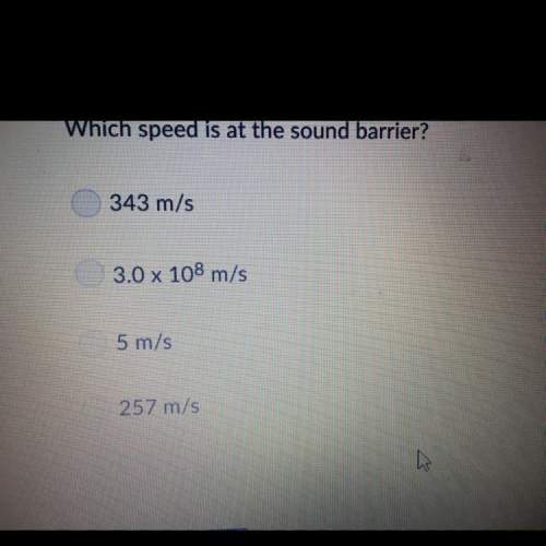 Which speed is at at the sound barrier?
