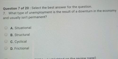 What type of unemployment is the result of a downturn in the economy and usually isn't permanent