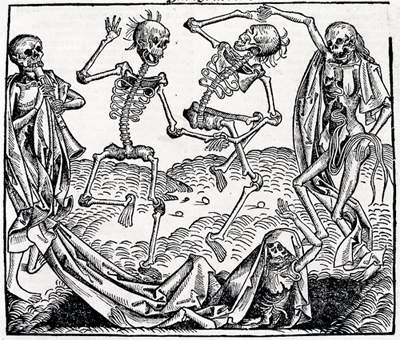 Which of the following does this image of the black death era represent?  a. flagellation