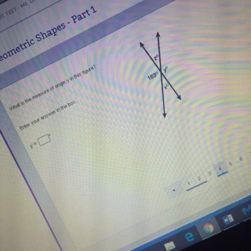 Asappp what is the measure of angle y