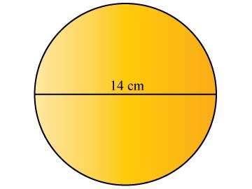 What is the approximate area of the circle shown? use 3.143.14 to approximate pi. round your answer