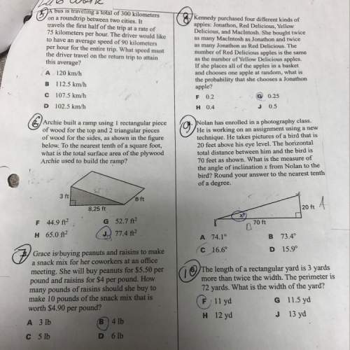 Can someone  me with this math questions and show work ! !