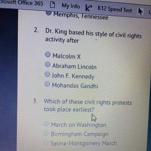 Dr. king based his style of civil rights activity after