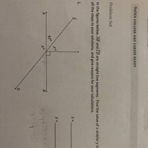 How do i find x and y using what is in the equation