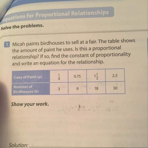 Is it proportional and what’s the solution?