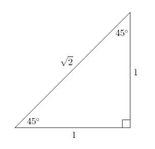 Show all your work. 1. refer to the triangle below. if a = 3 and b = 3. a. find th