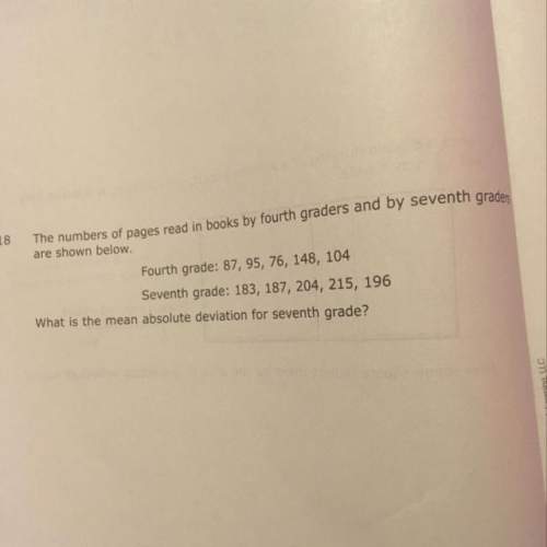 What is absolute deviation and how do i solve this problem?