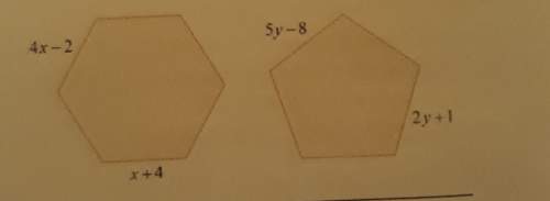 Below is a diagram showing a regular hexagon and a regular pentagon. each shape has a lengths of two