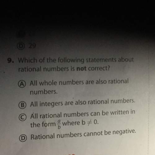 Me pl which of the following statement  s about rational numbers is not correct