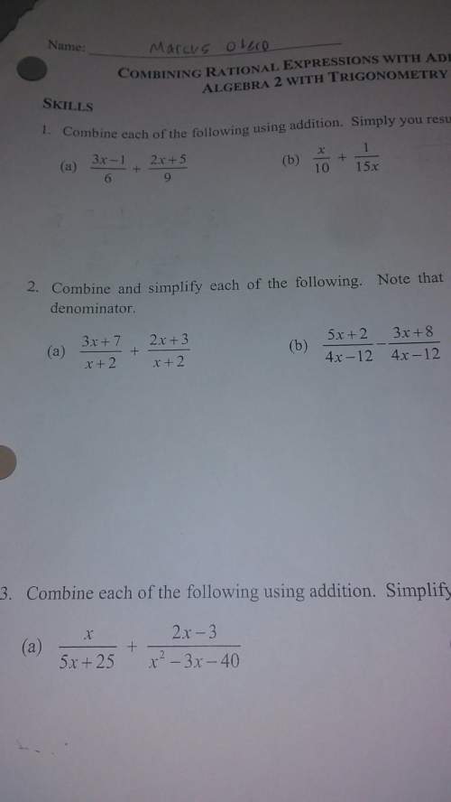 Can someone answer these for me and show work