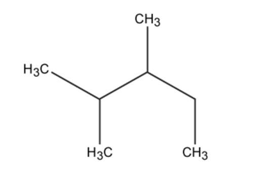 What is the name of this hydrocarbon?  [a] 2,3-dimethylpentane [b] 3,4-diethylpentane