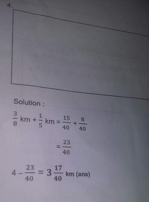 Pose a word problem base on this solution