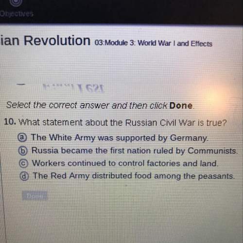 What statement about the russian civil war is true hurry