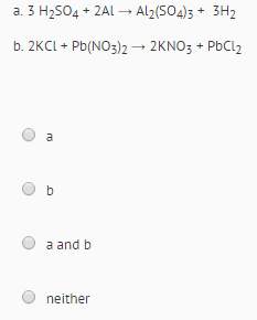 Which of these equations is balanced?