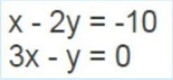 solve the system by substitution: