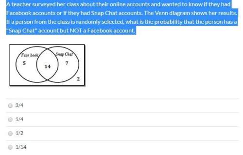 Ateacher surveyed her class about their online accounts