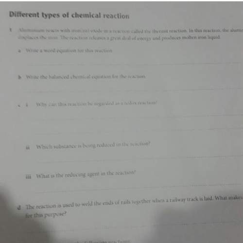 This chemistry question!  ty if u answer