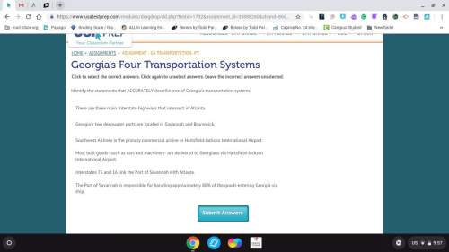 Identify the statements that accurately describe one of georgia's transportation systems.