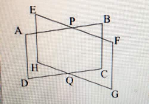 Look at the planes abcd and efgh shawn below: (attached)  the two planes intersect alon
