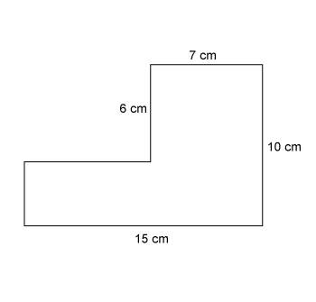 What is the area of the figure?  a. 192 square centimeters
