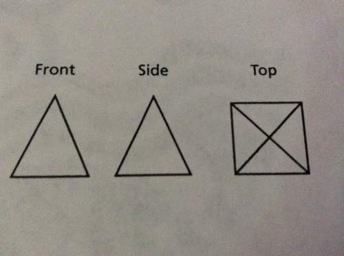 Draw a solid with the following front, side, and top views.