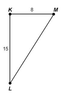 Angle k in △mkl is a right angle. what is the value of tan m ?  15/17&lt;