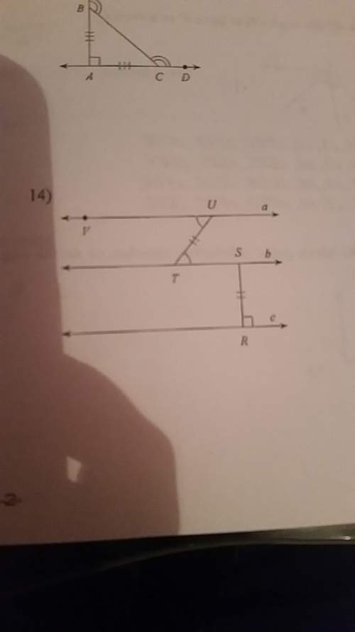 Can you list all information given by the marks on the diagram?
