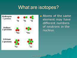 Give evidence to support or dispute: “In nature, the chance of finding one isotope of an element is