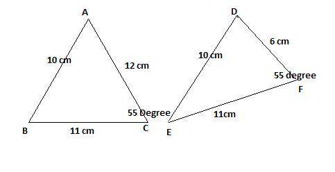 Determine whether side-side-angle (ssa) is a valid means for establishing triangle congruence. in th