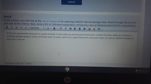 In this section, you will look at the list of criteria for selecting UNESCO World Heritage Sites. Re