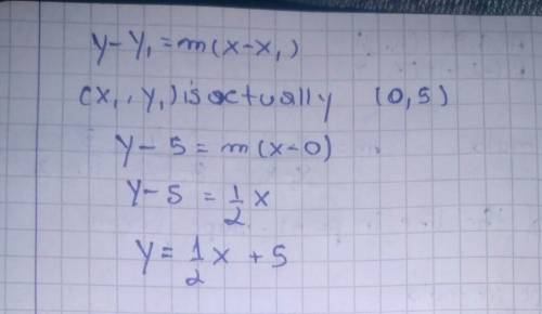 Can't figure this out extremely need help). A line goes through the points (8,9) and ( -2,4). A) wha