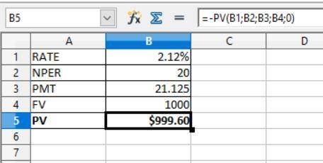 Determine the selling price PV, per $1,000 maturity value, of the bond. HINT [See Example 8.] (Assum