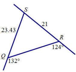 Find the area of . a. 202.9 square units b. 215 square units c. 238.7 square units d. 273 square uni